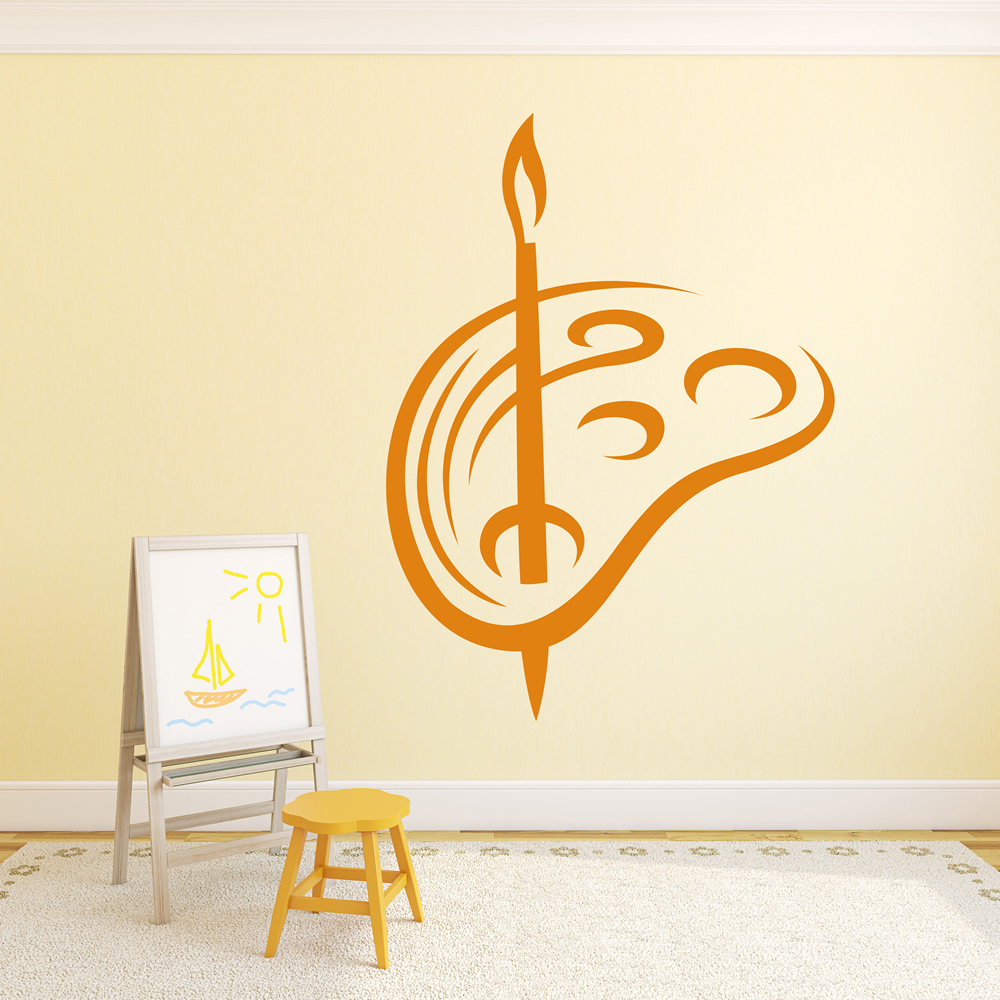 Art Pallet Paint Wall Sticker
