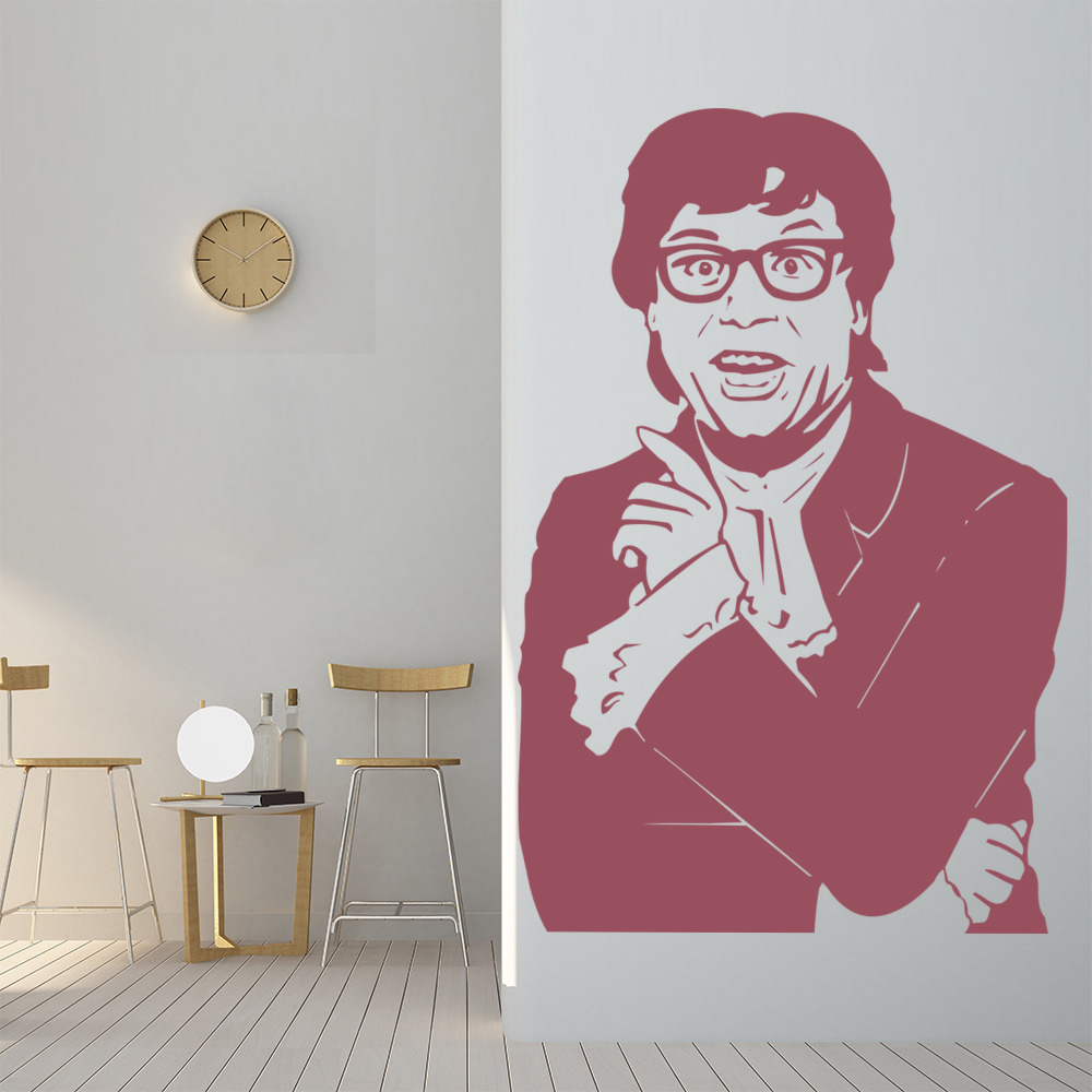 Austin Powers Mike Myers Film Wall Sticker