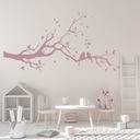 Autumn Bird Tree Branch Wall Sticker