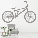 BMX Bike Silhouette Cycling Sports Wall Sticker