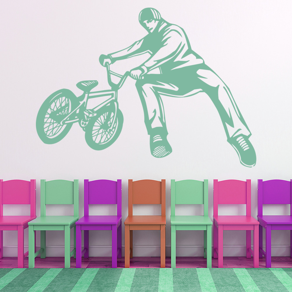 BMX Flip Bike Cycling Sports Wall Sticker