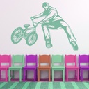 BMX Flip Bike Cycling Sports Wall Sticker