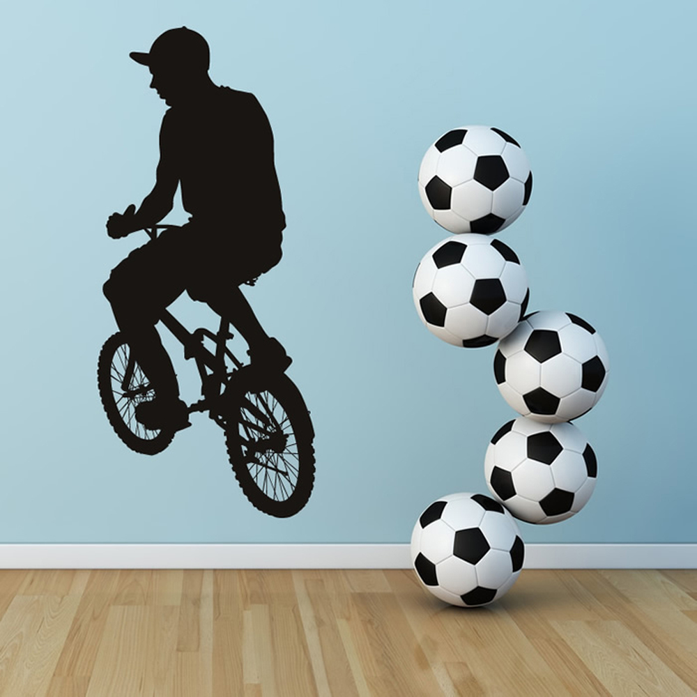 BMX Rider Stunt Bike Wall Sticker