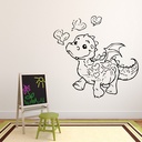 Baby Dragon Fantasy Nursery Wall Sticker