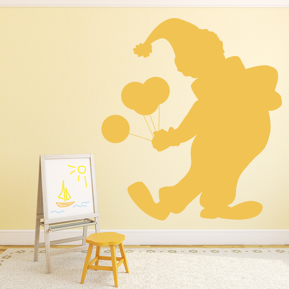 Balloon Clown Circus Wall Sticker