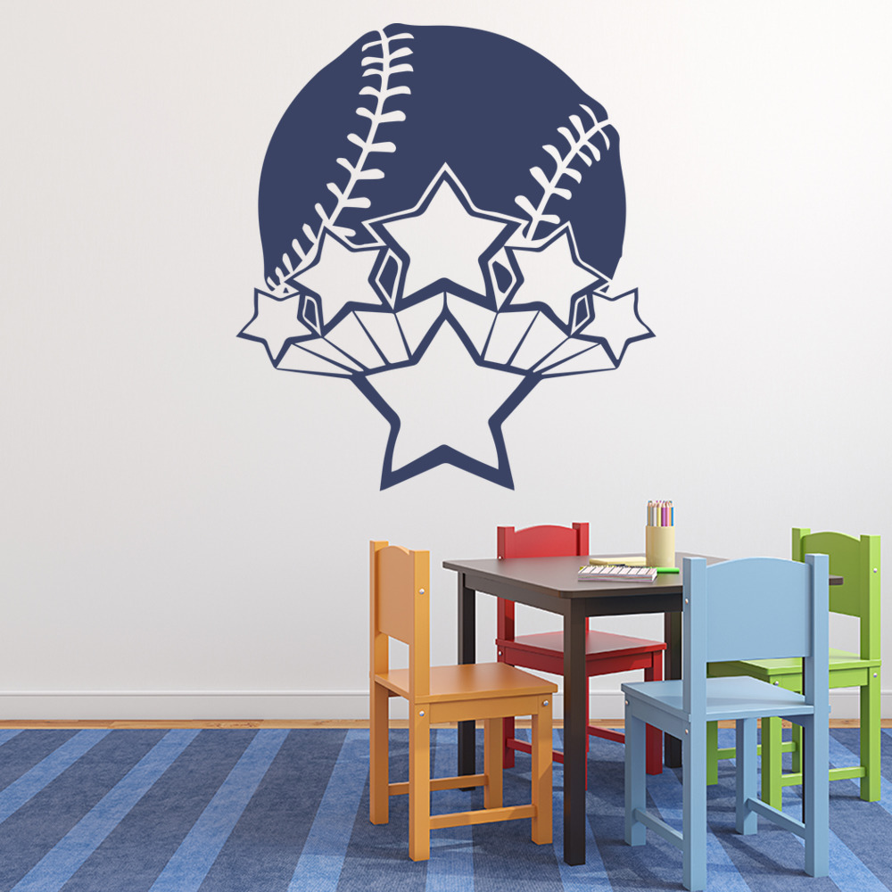 Baseball Ball Games Sports Wall Sticker