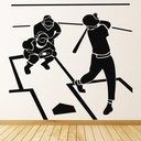 Baseball Game American Sports Wall Sticker