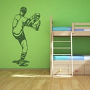 Baseball Pitcher American Sports Wall Sticker - Mod1