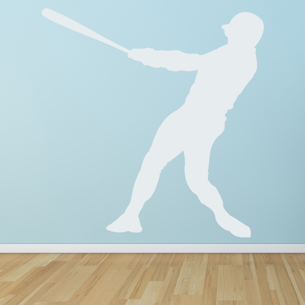 Baseball Player American Sports Wall Sticker - Mod4