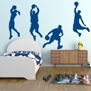 Basketball Set Sports Wall Sticker