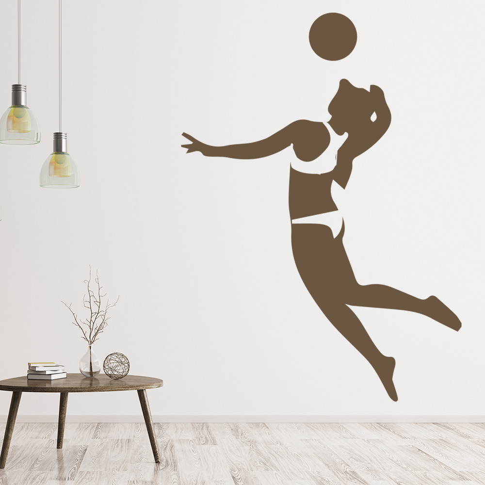 Beach Volleyball Sports Wall Sticker