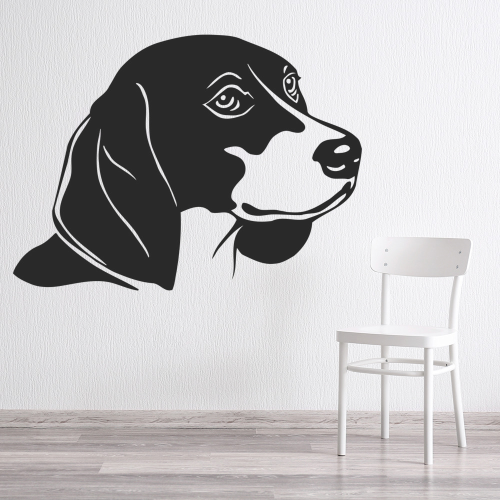 Beagle Dog Wall Sticker - Mod7