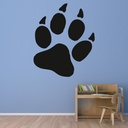 Bear Paw Print Wild Animals Wall Sticker