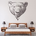 Bear Portrait Wild Animals Wall Sticker
