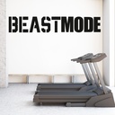 Beastmode Fitness Gym Wall Sticker