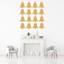 Bells Christmas Wall Sticker Set