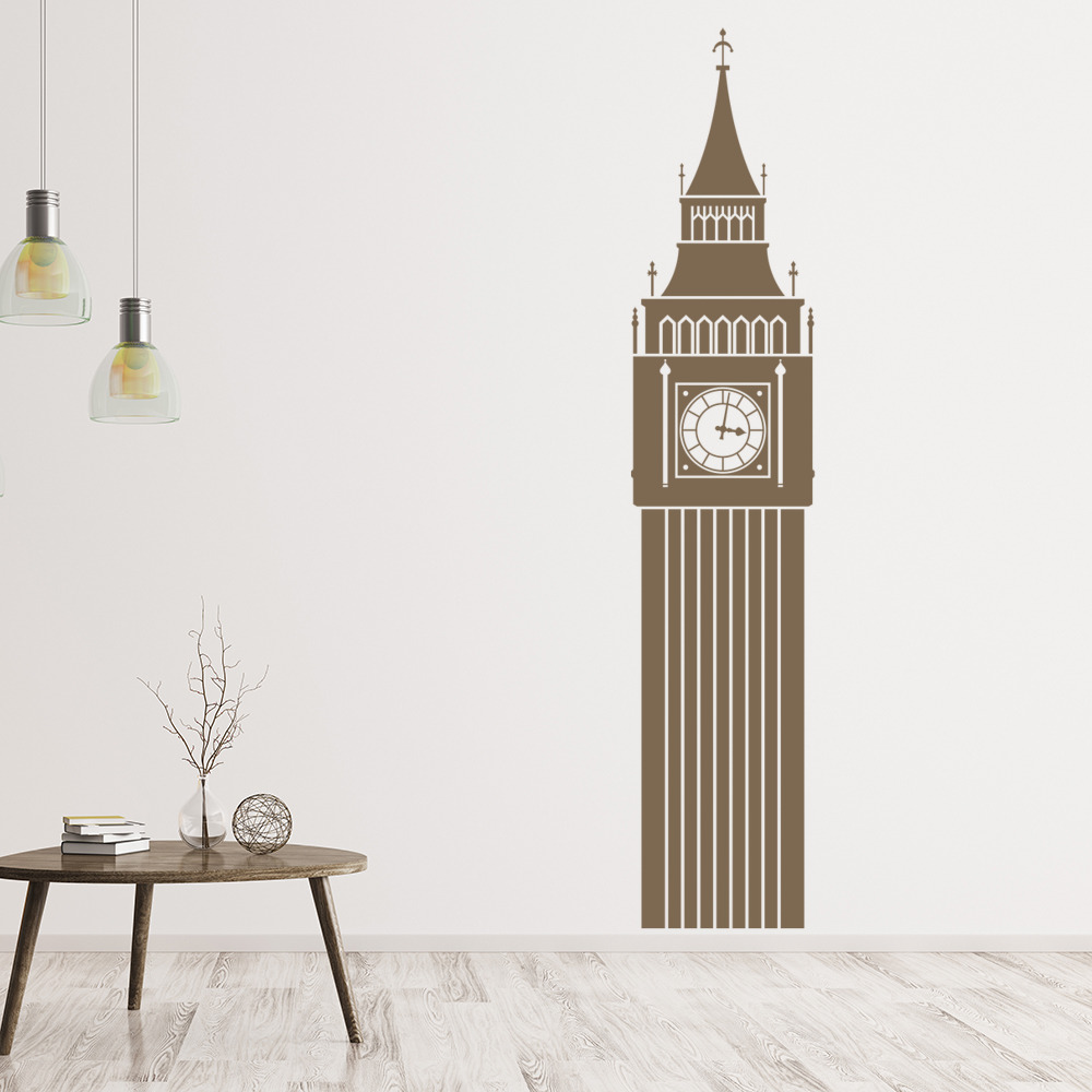 Big Ben UK Landmark Wall Sticker - Mod3