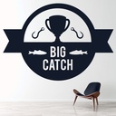 Big Catch Fishing Wall Sticker