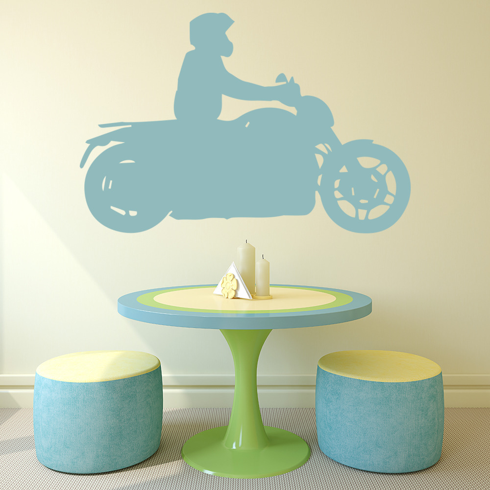 Bike Rider Motorbike Wall Sticker
