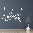 Birds Floral Branch Wall Sticker