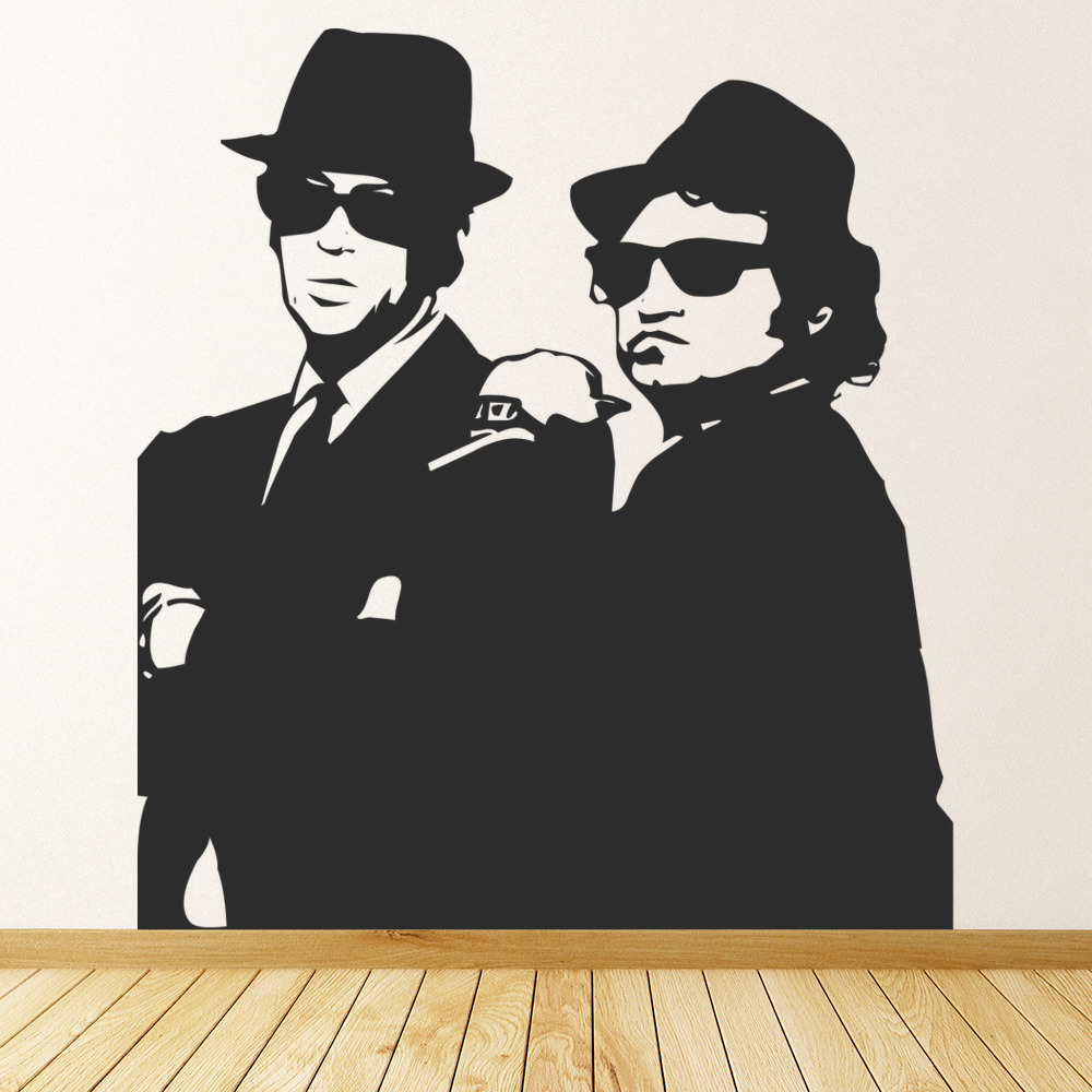 Blues Brothers Music Film Wall Sticker