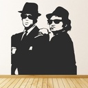 Blues Brothers Music Film Wall Sticker
