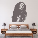 Bob Marley Reggae Music Wall Sticker