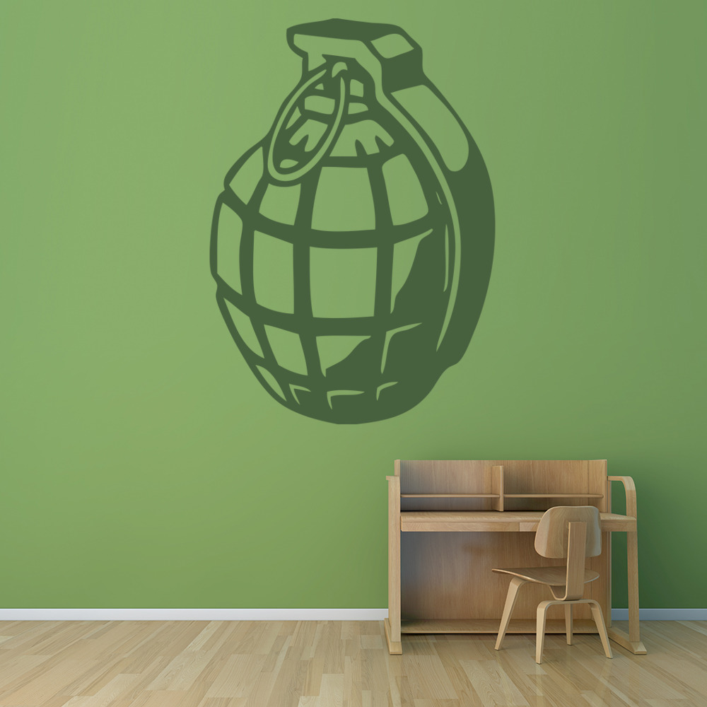Bomb Grenade Army Wall Sticker