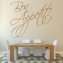 Bon Appetit! Kitchen Quote Wall Sticker - Mod4