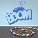 Boom Bomb Comic Book Wall Sticker