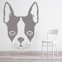 Boston Terrier Dog Pet Animals Wall Sticker - Mod3