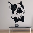 Boston Terrier Dog Pet Animals Wall Sticker - Mod4
