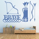 Bow & Arrow Archery Wall Sticker