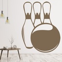 Bowling Ball Bowling Wall Sticker