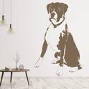 Boxer Dog Pet Animals Wall Sticker - Mod7