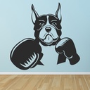 Boxer Dog Pet Fun Animals Wall Sticker