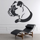 Boxer Dog Portrait Pet Animals Wall Sticker