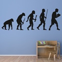 Boxing Evolution Boxer Sports Wall Sticker