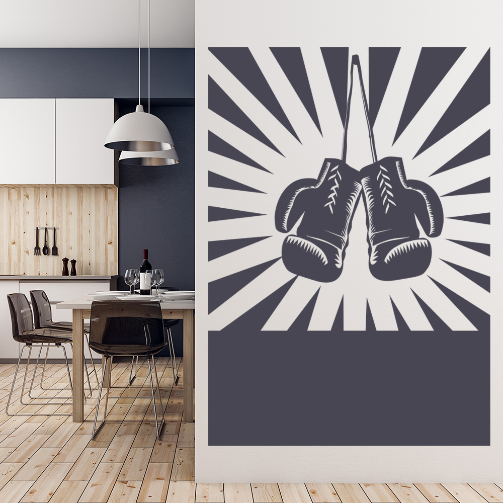 Boxing Gloves Boxer Sports Wall Sticker