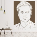 Brad Pitt Movies Film Wall Sticker