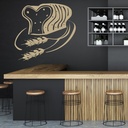 Bread Wheat Kitchen Cafe Wall Sticker