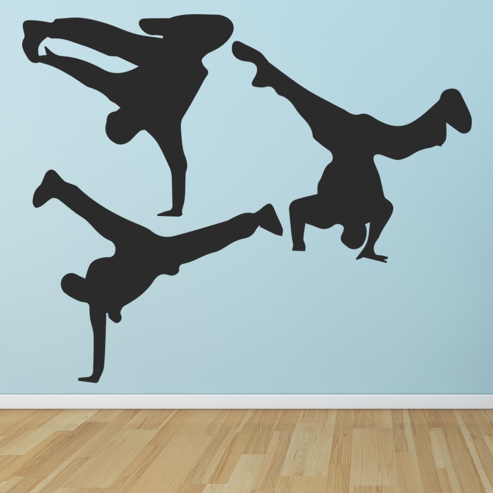 Break Dance Street Dancing Wall Sticker Set