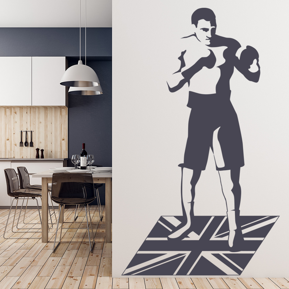 British Boxer UK Boxing Sports Wall Sticker