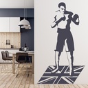 British Boxer UK Boxing Sports Wall Sticker