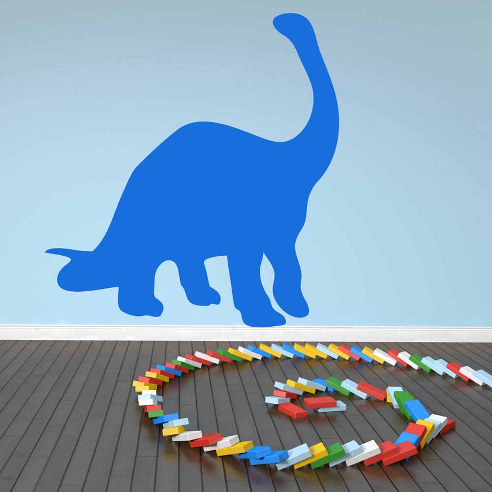 Brontosaurus Jurassic Dinosaur Wall Sticker