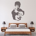 Bruce Lee Martial Arts Film Wall Sticker