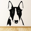 Bull Terrier Dog Animals Pets Wall Sticker - Mod1