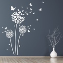 Butterfly Dandelion Trio Wall Sticker