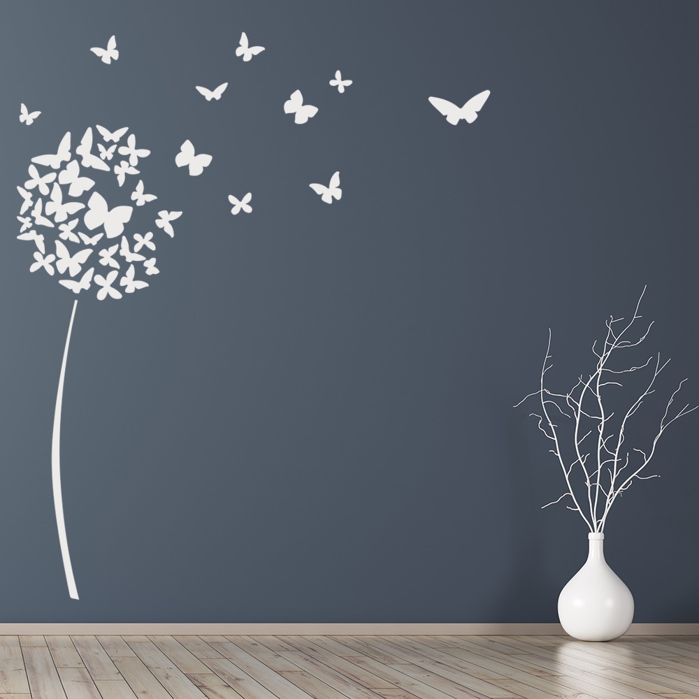 Butterfly Dandelion Wall Sticker