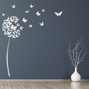 Butterfly Dandelion Wall Sticker